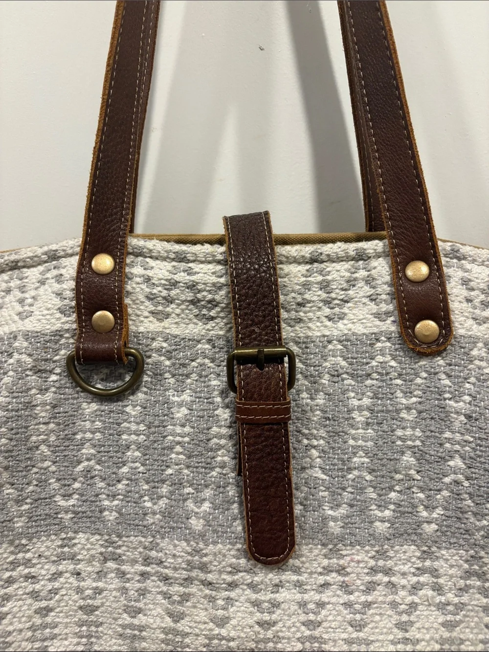 Myra Bag Tote Bag with Pony Hair